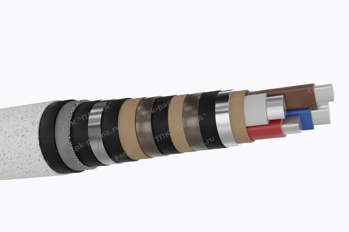 Фотография провода Кабель ЦАСБ2л 4х95 - 1кВ