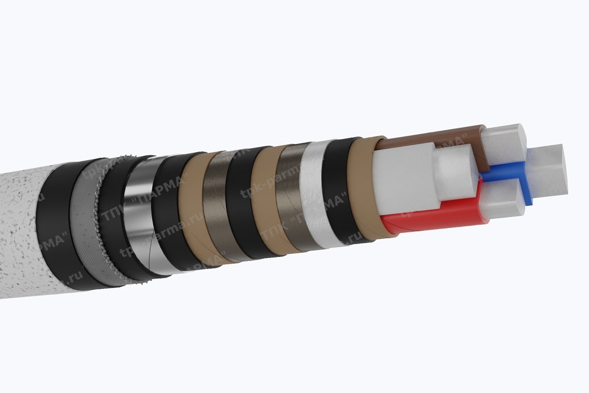 Фотография провода Кабель ЦААБ2л 3х35+1х16 - 1кВ